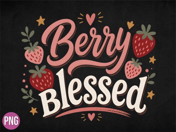 Boho Berry Strawberry PNG