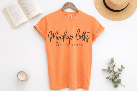 Comfort Colors 1717 Flat Lay Mockup: A Versatile Tool for Modern Designers