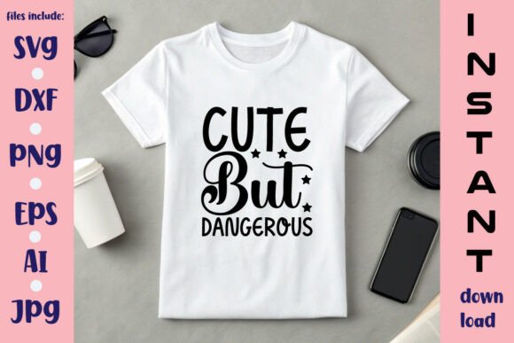 Cute but Dangerous SVG Design: A Versatile Digital Asset for Modern Creators