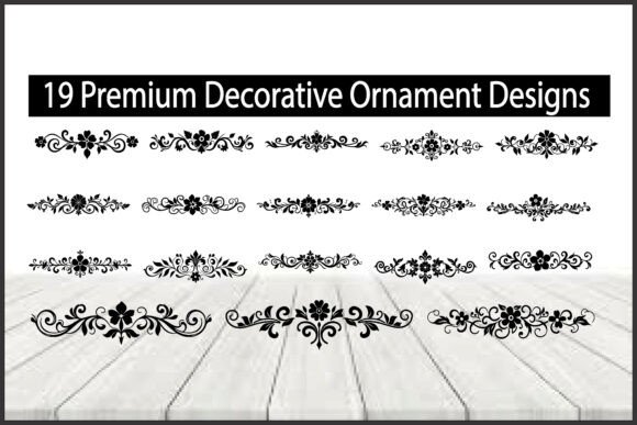 Elegant Floral Divider SVG