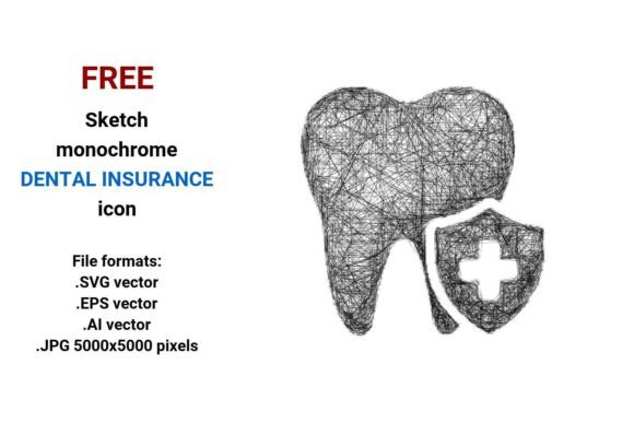 FREE Sketch Dental Insurance Icon: A Versatile Tool for Designers and Businesses
