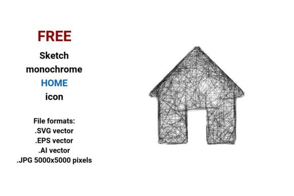 Free Sketch Home Icon