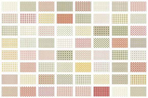 Freebie - 62 Retro Geometric Patterns: A Preview for Designers