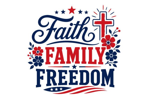 Freedom Patriotic Christian 4th of July: A Creative Resource for Artists and Designers