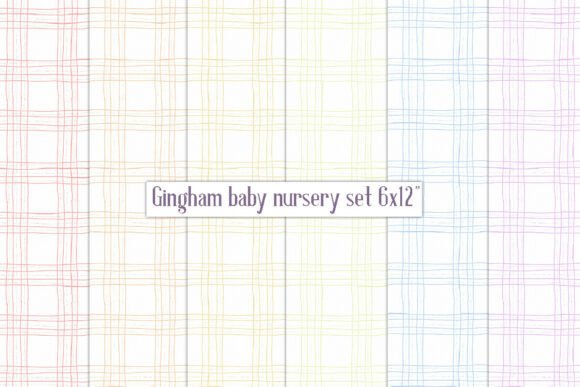 Gingham Baby Nursery Set