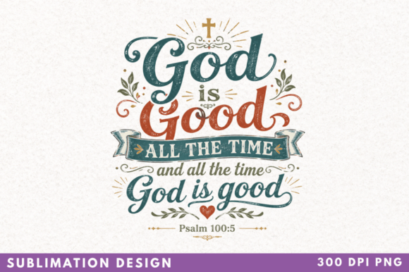 God Is Good Christian PNG
