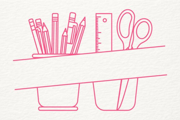 Introducing the School Supplies Banner SVG Pencil: A Versatile Digital Resource for Educators and Designers