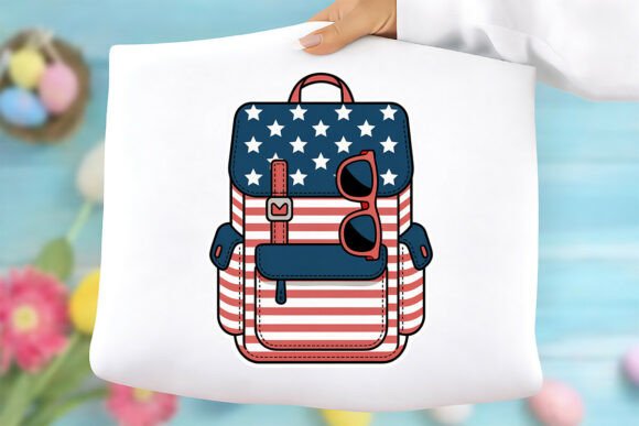Patriotic Png Backpack Png for Creative Projects