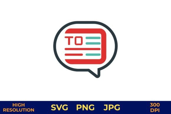 Red Speech Bubble with Text Icon: A Versatile Vector Illustration for Creative Projects