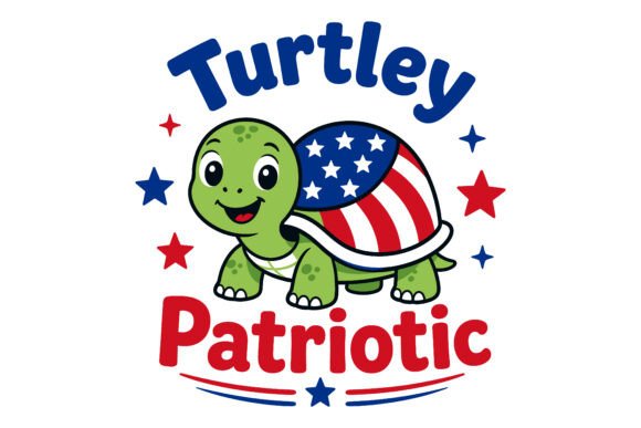Turtley Patriotic Atriotic Turtle