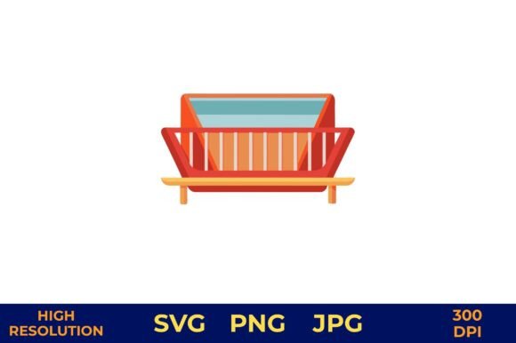 White Background Dish Drying Rack