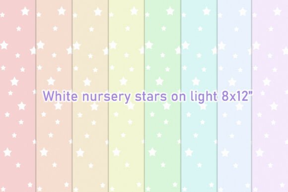 White Nursery Stars on Light: A Delicate Elegance for Every Space